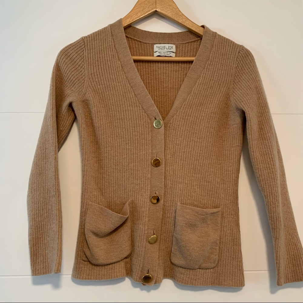 Rachel Zoe | Wool Button Up Cardigan